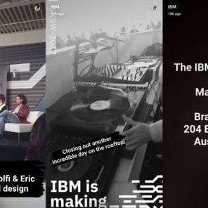 IBM su Snapchat per promuovere eventi